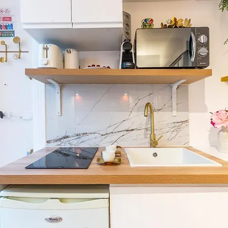 Charming Studio 2p - Grands Boulevards דירה *
